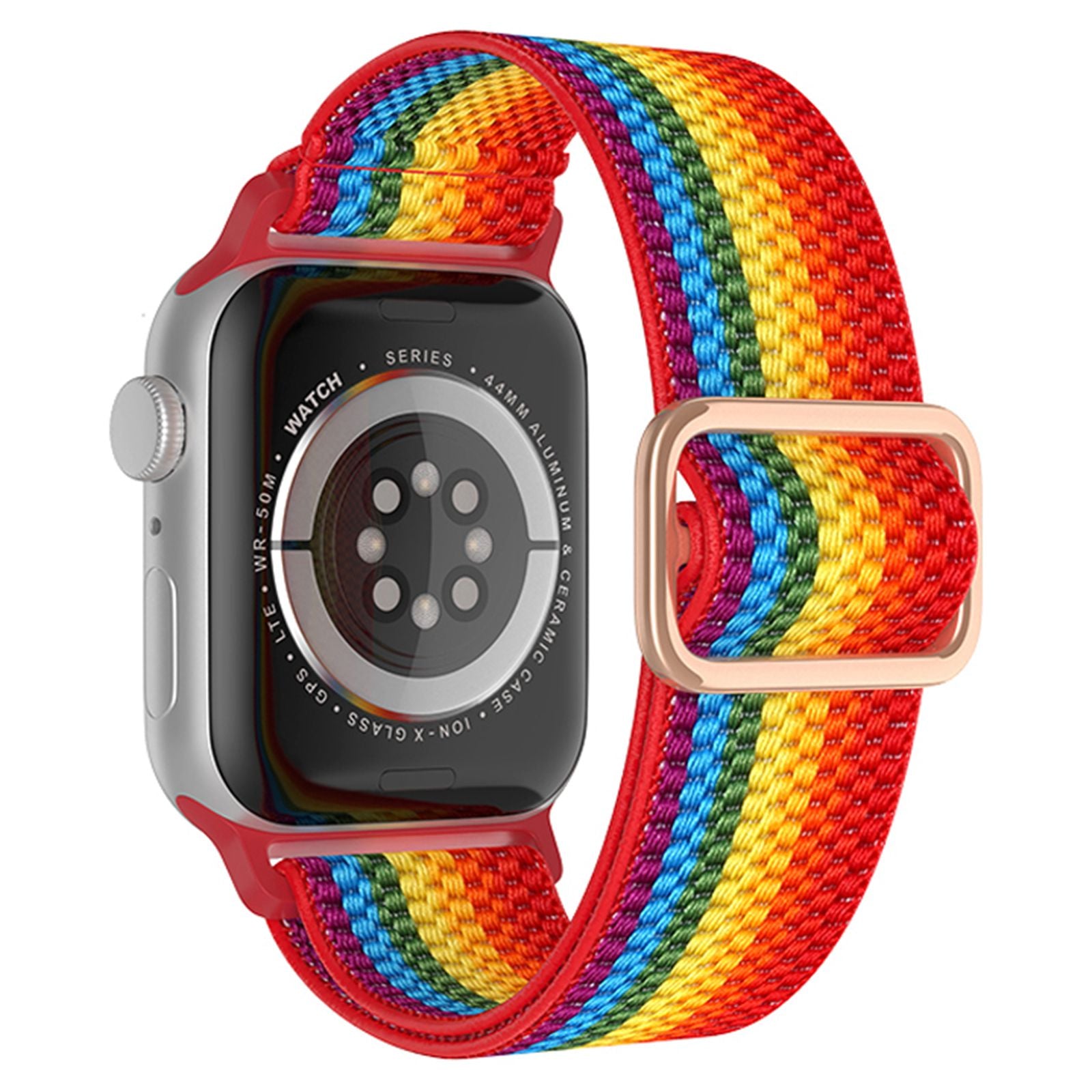 For Apple Watch Series 9 8 7 41mm 6 5 4 SE (2023) SE (2022) SE 40mm 3 2 1 38mm Textured Wristband Nylon Watch Strap Replacement with Adjustable Buckle For Apple Watch Series 9 8 7 41mm 6 5 4 SE (2023) SE (2022) SE 40mm 3 2 1 38mm Textured Wristband Nylon Watch Strap Replacement with Adjustable Buckle